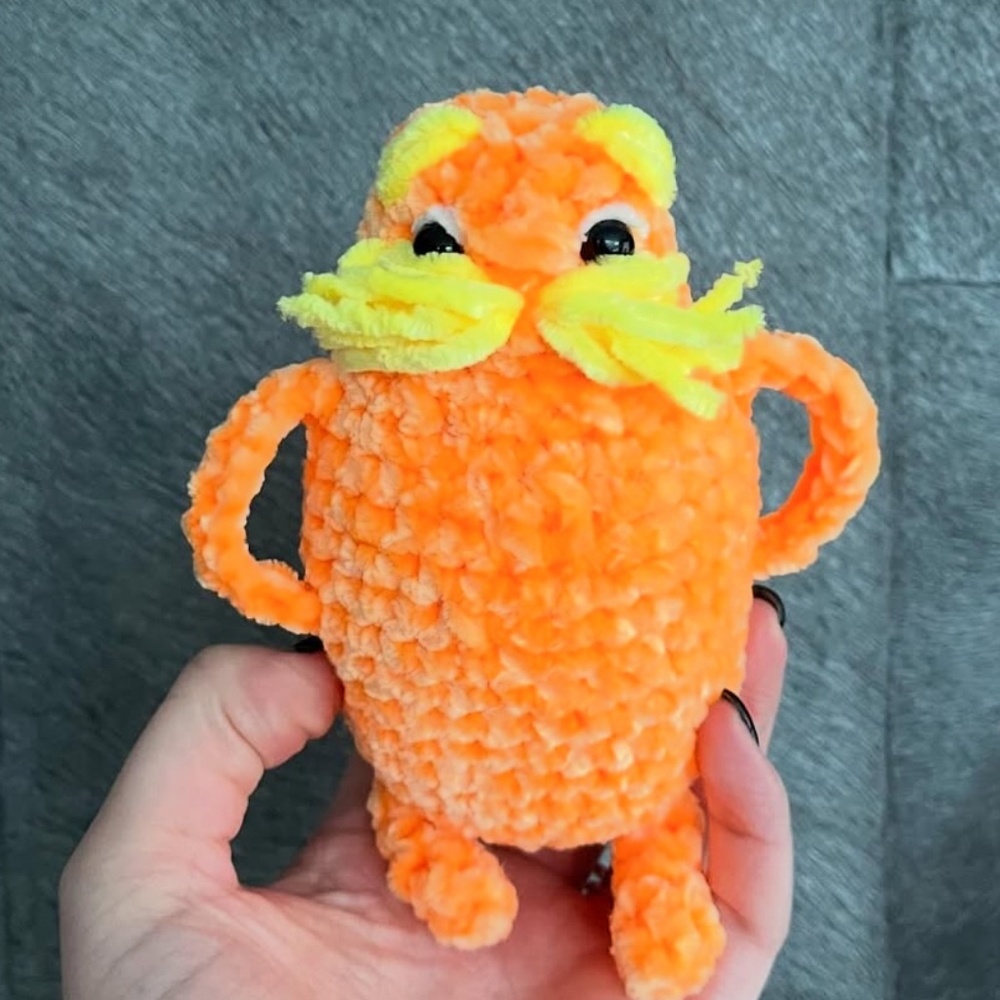 Lorax stuffed animal | Handmade crochet